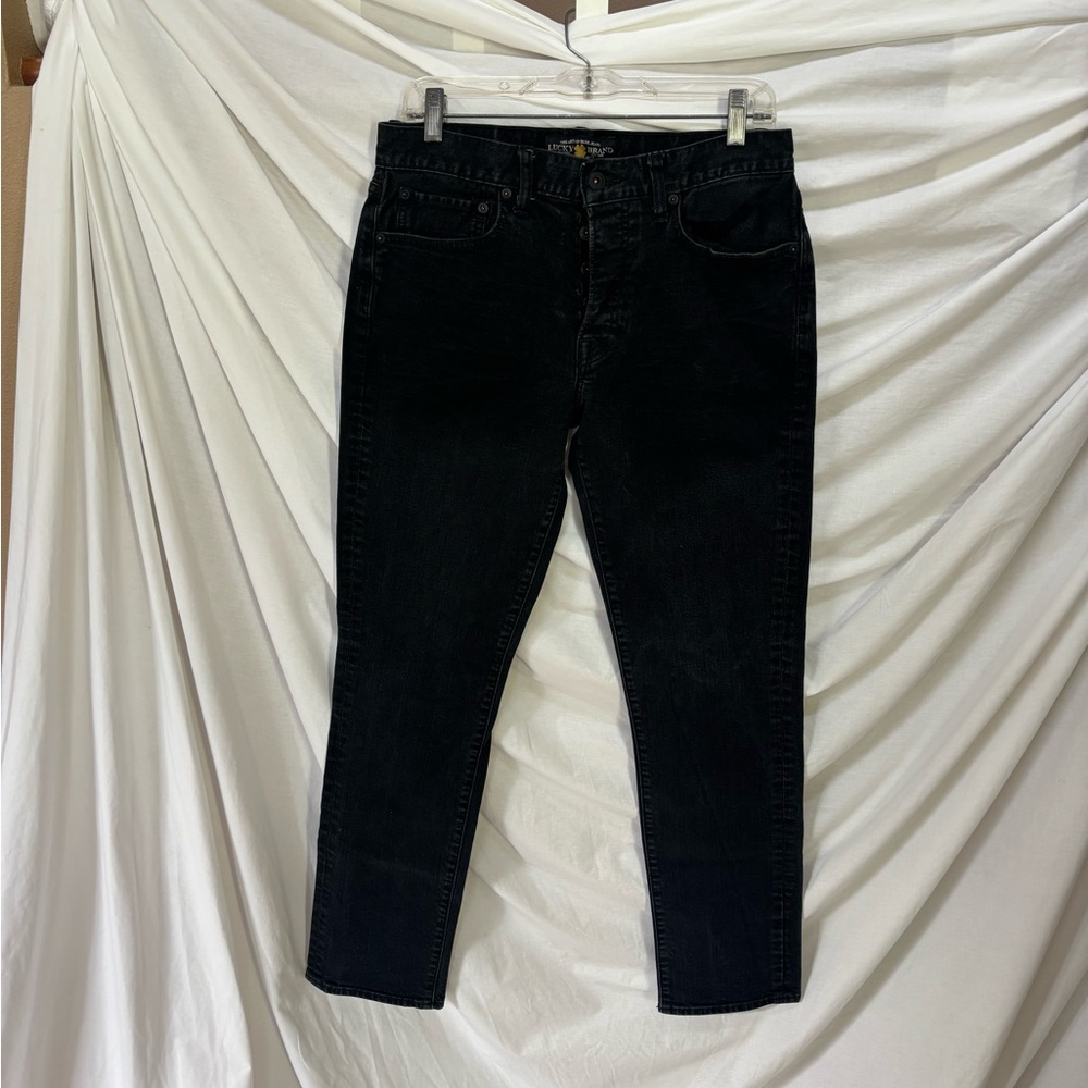 Lucky Brand 121 Heritage Slim Black Jeans 30 x 32